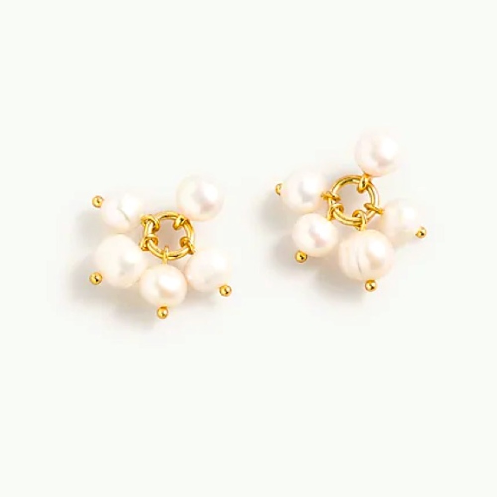 JCREW Freshwater Pearl Drop Earrings NWT Pearl
